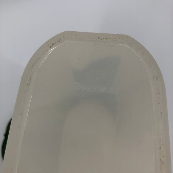 Vintage Tupperware White Snap Lid 9 3/4 Cups Module Mate 1614-21 Food Container - Picture 6 of 9